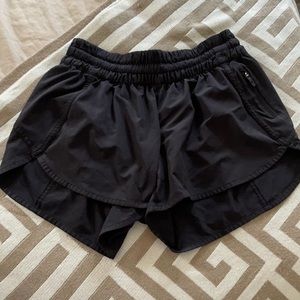 Black Lululemon Tracker Shorts